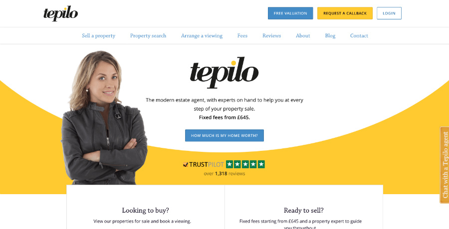 Tepilo Review - Online Estate Agent
