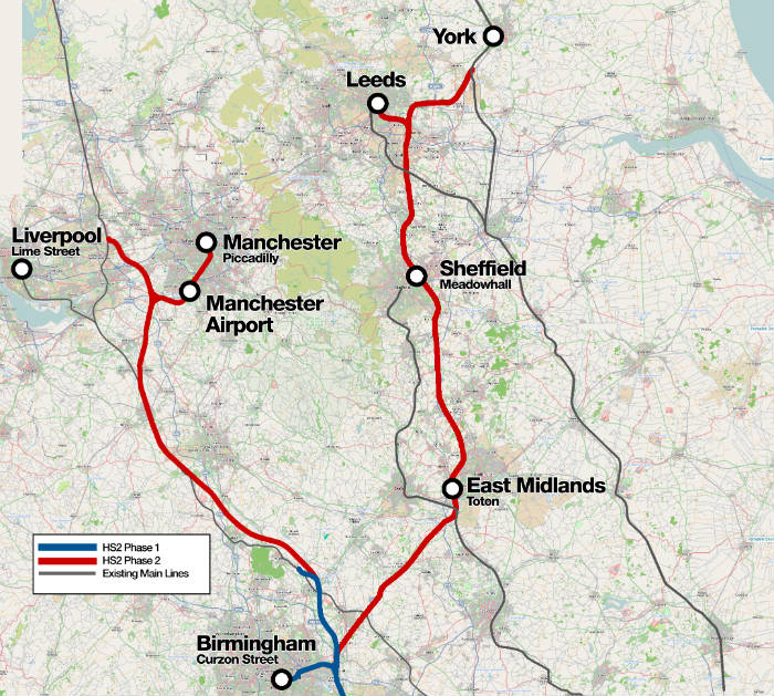 HS2 Proposed Route