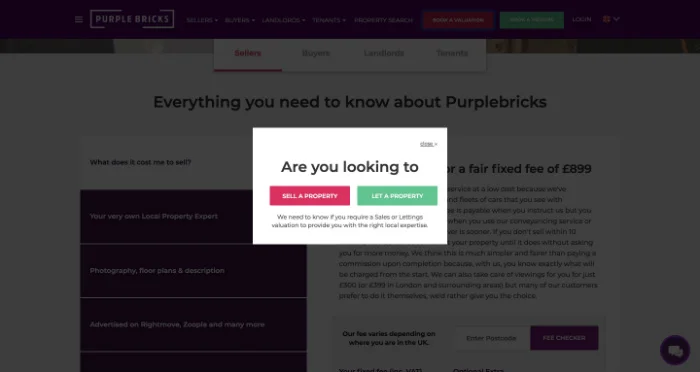Book Purplebricks Free Valuation