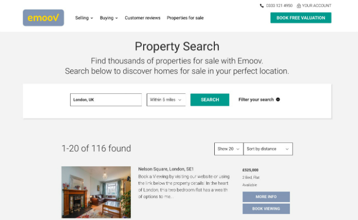 eMoov Property Search