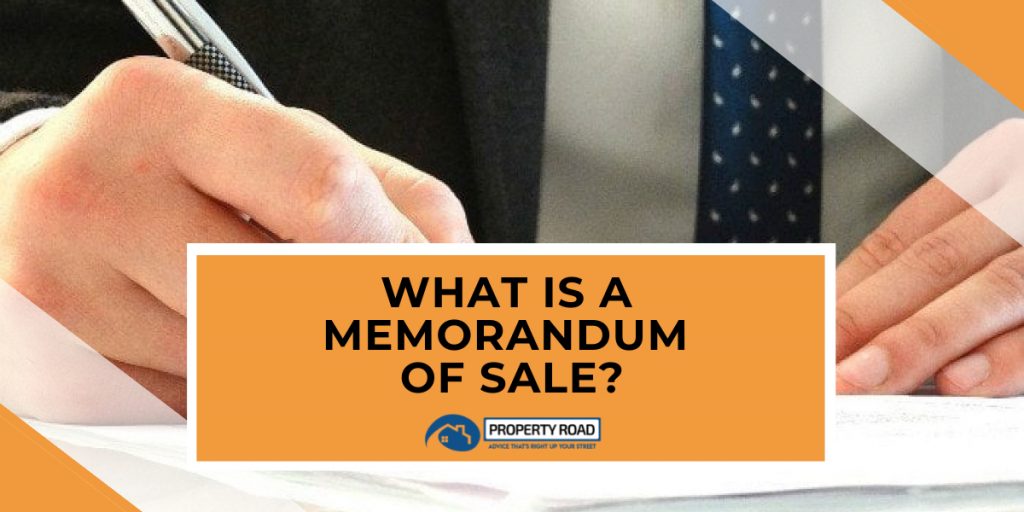 What is a Memorandum of Sale?