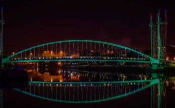 Bridge at night