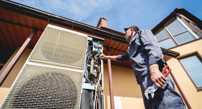 A yearly heat pump servicing can help prolong the pump's life and make it more efficient daily. 